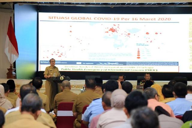 Gubri Tetapkan Riau Siaga Darurat COVID-19