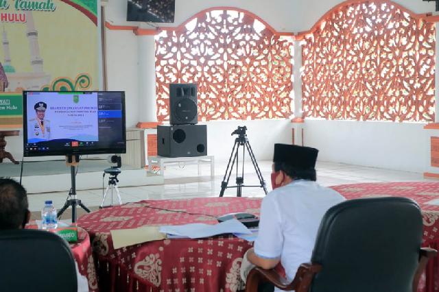 Bupati Rohul Bangga Gubri Umumkan Kabupaten Rokan Hulu Terbaik Tiga PPD Se Riau