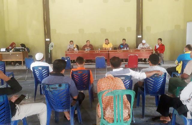 Desa Sorek Dua Adakàn Rapat Bentuk Tim Relawan Tanggap Covid-19
