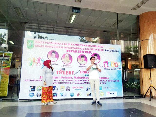 Dispersip Bersama Diskominfotik Riau Launching Program Got Talent