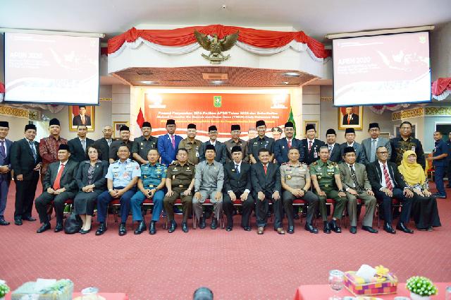 Bupati Kuansing Terima Dokumen DIPA TA 2020 dari Gubernur Riau