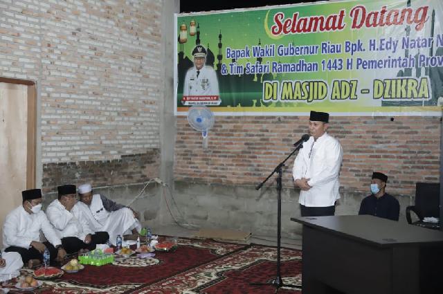 Wakil Bupati Rohul H. Indra Gunawan sambut Safari Ramadhan Pemprov Riau ke Rohul