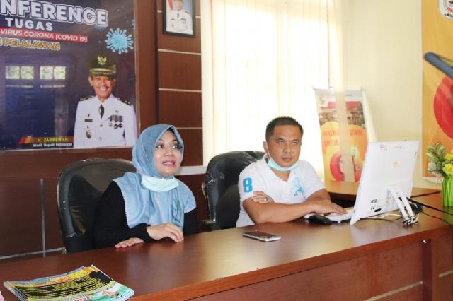 DPD RI Apresiasi Kinerja Pemkab Pelalawan Dalam Penanganan Covid-19