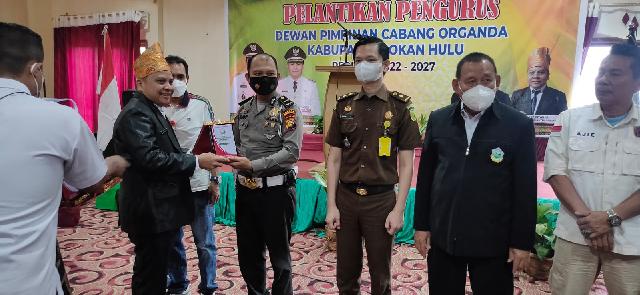 Ketua DPD Organda Riau HM.Nasir,SH Resmi Lantik DPC Organda Rokan Hulu 2022-2027