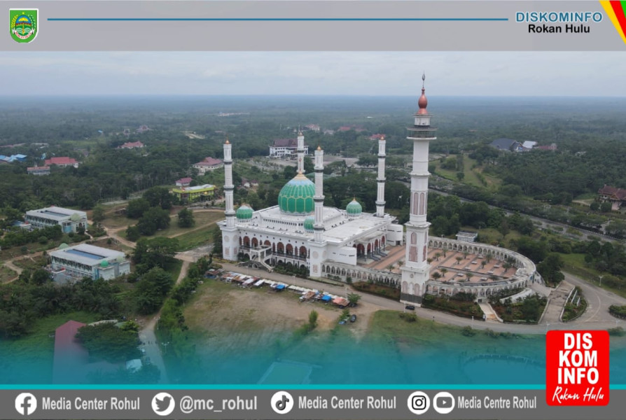 Kekurangan Daya Listrik,Sejumlah Fasilitas Masjid Agung Islamic Center Rohul Tak Berfungsi