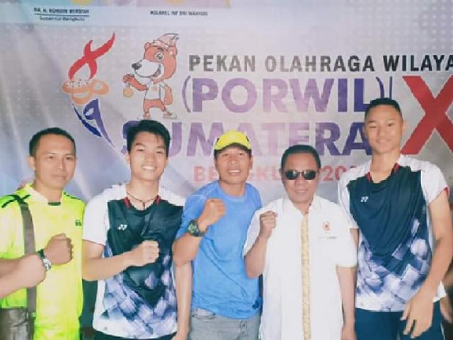 Ketua DPRD Riau Eet Kunjungi Atlet di Porwil X Sumatera di Bengkulu