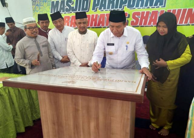 Walikota Pekanbaru Resmikan Masjid Paripurna Raudhatus Shalihin