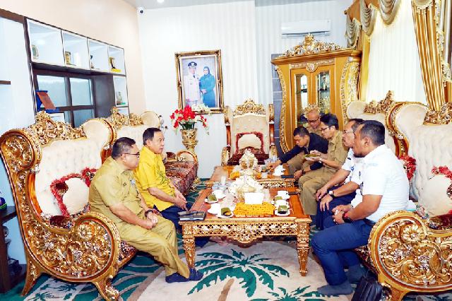 Bupati HM Wardan Terima Kunjungan Kepala BMKG Provinsi Riau