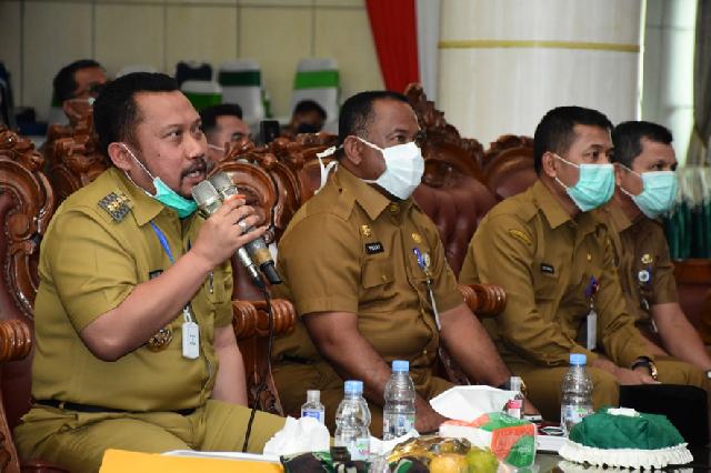 Bupati Kampar Laporkan Kondisi Terkini Penangangan Covid-19 ke Gubernur Riau