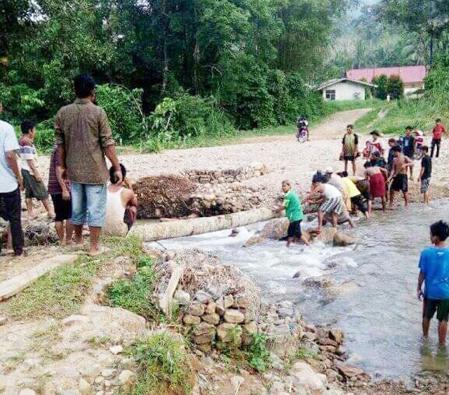 Dinas PUPR Rohul Rencanakan Bangun Jembatan di Sungai Telaok Desa Cimpang Kiri Hulu
